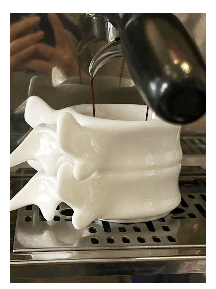Spine Mug – Ceramic Vertebrae Coffee Cup Original Design