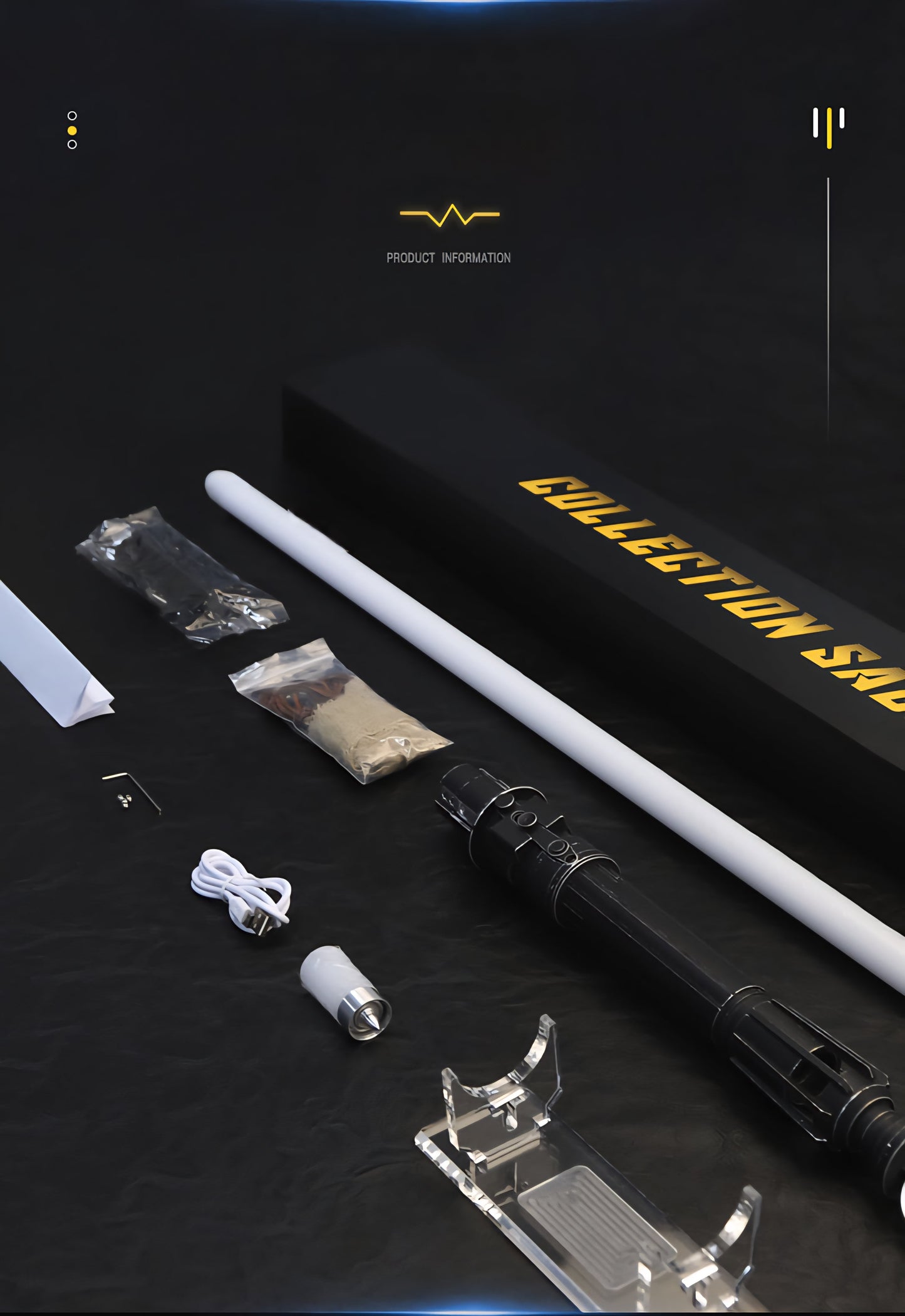 Arcane Relic Lightsaber – Full-Metal Collectible Pixel Blade Original Design