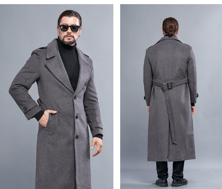 Nordic Wool Long Coat – Classic Winter Edition Veyra