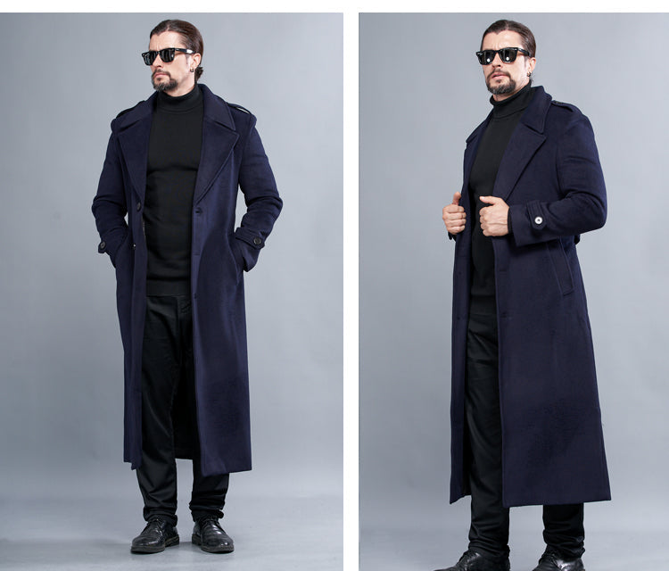 Nordic Wool Long Coat – Classic Winter Edition Veyra
