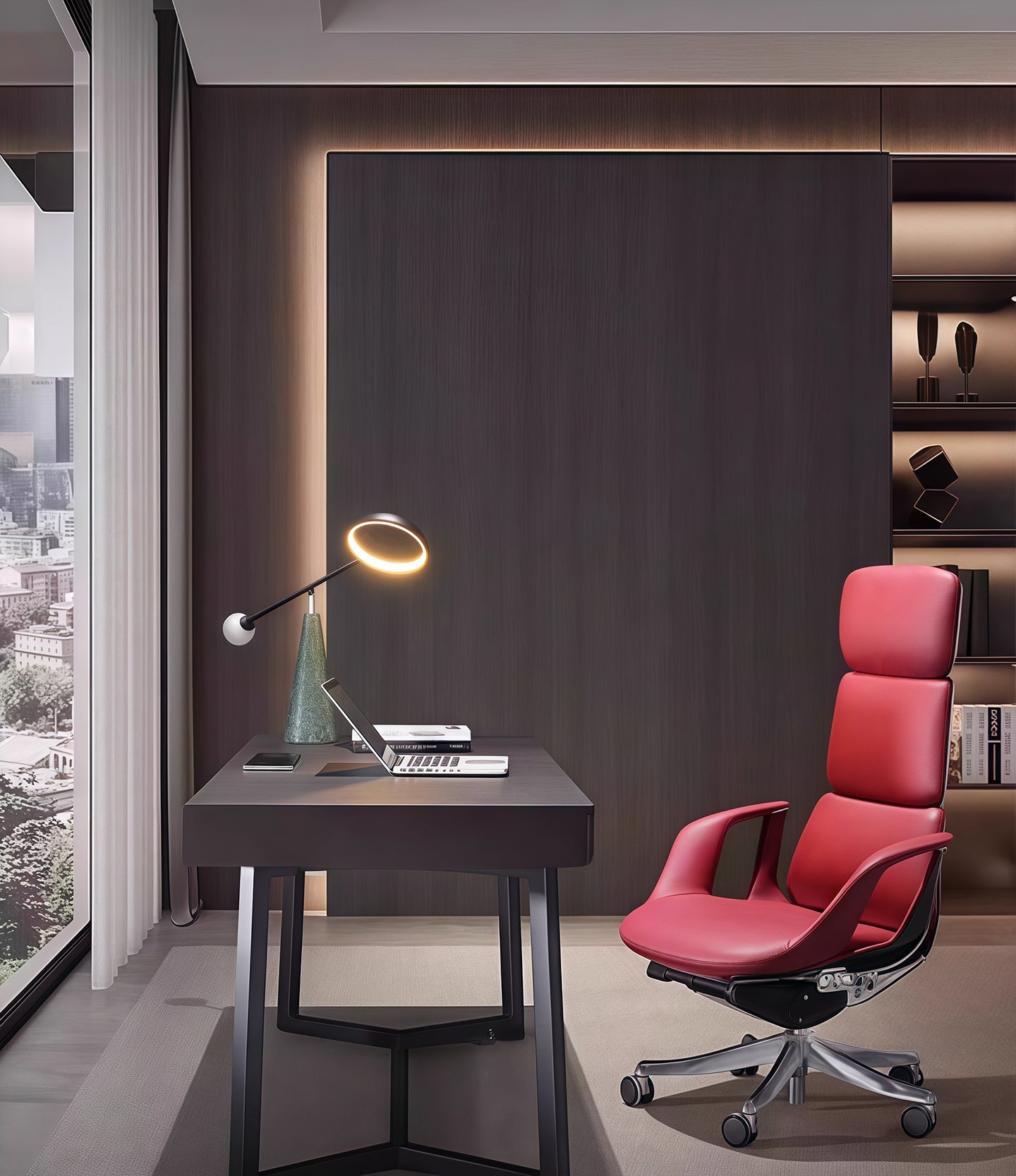 Spider Web Ergonomic Chair – Luxury Boss Office Seat linsstore