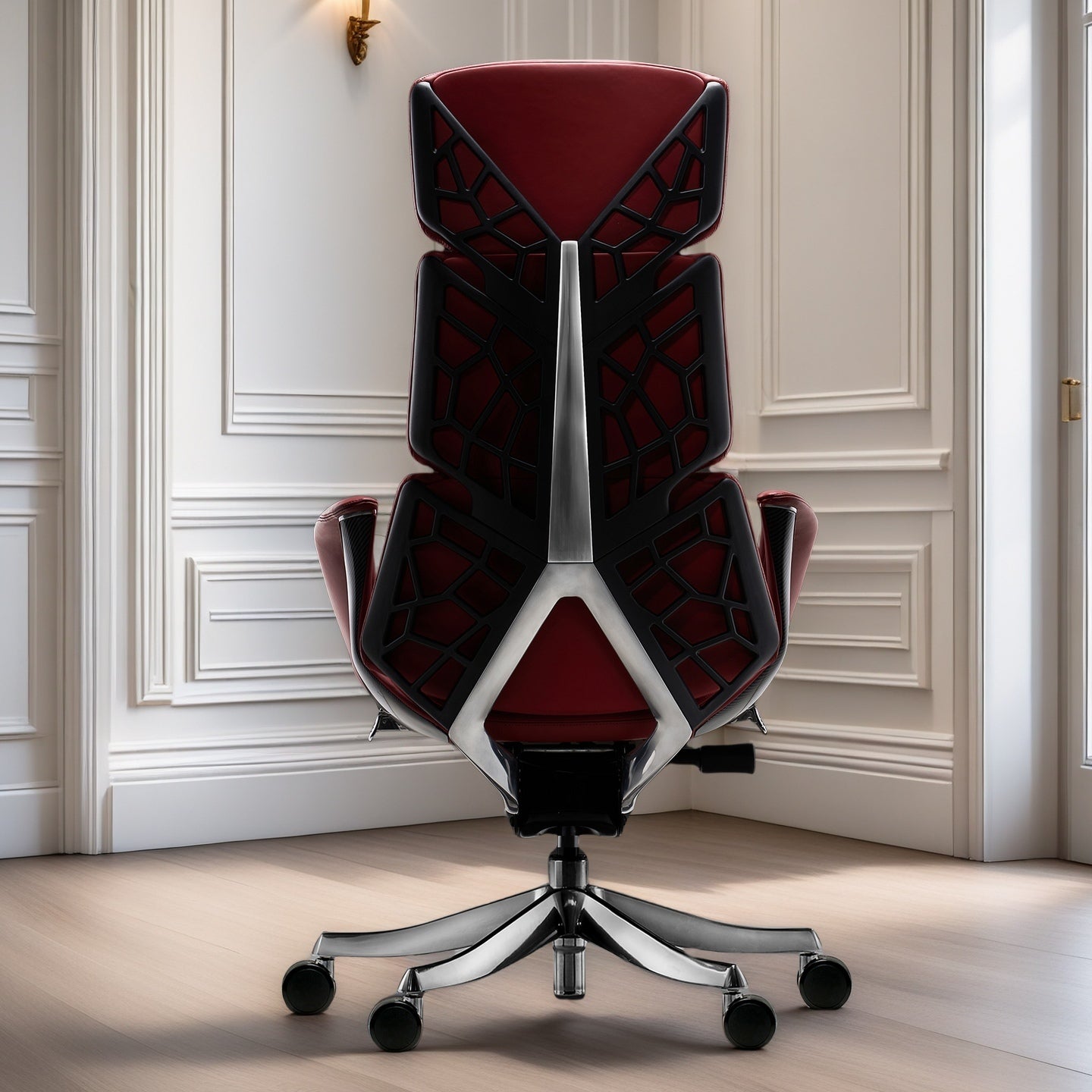 Spider Web Ergonomic Chair – Luxury Boss Office Seat linsstore