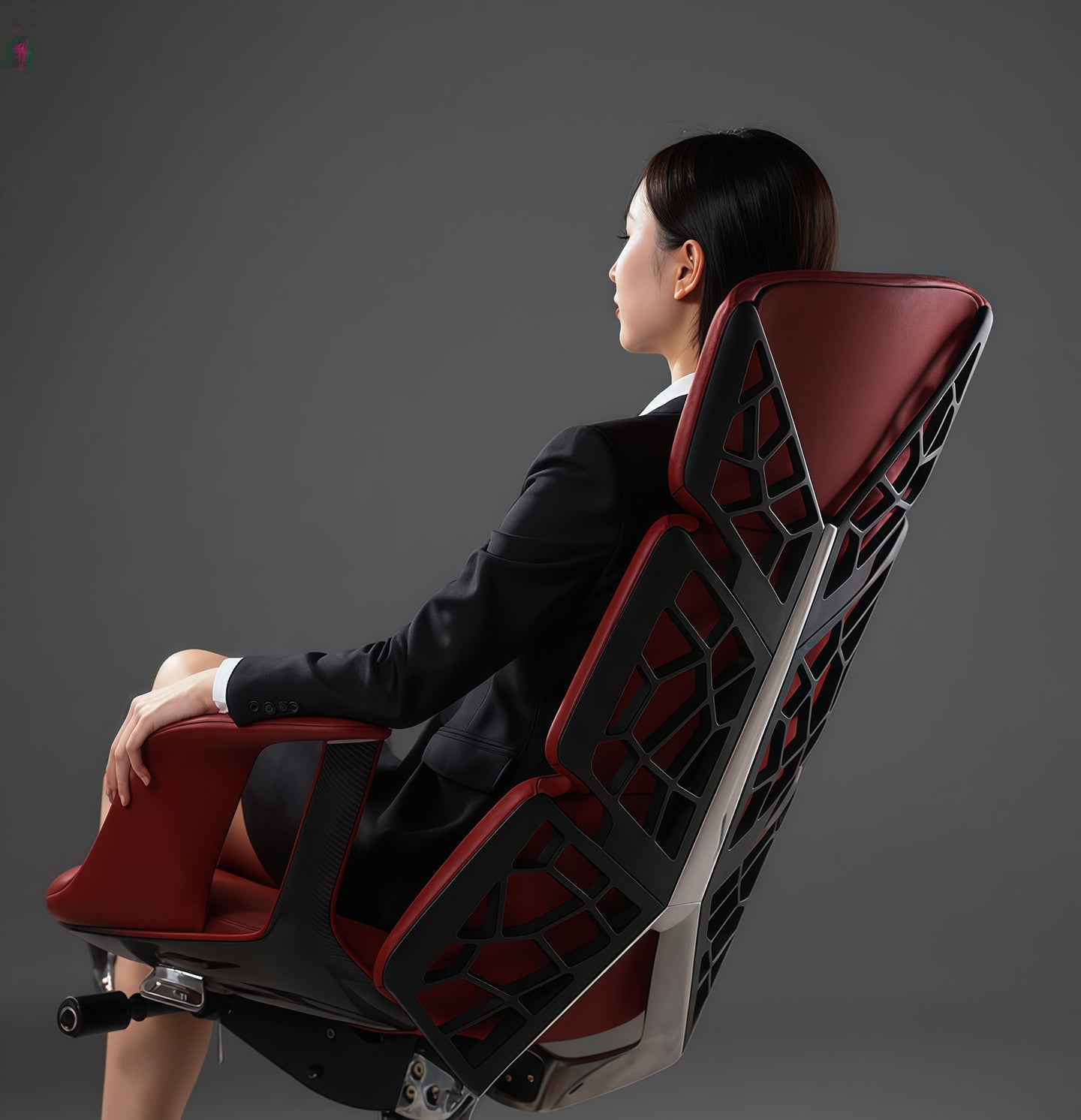 Spider Web Ergonomic Chair – Luxury Boss Office Seat linsstore
