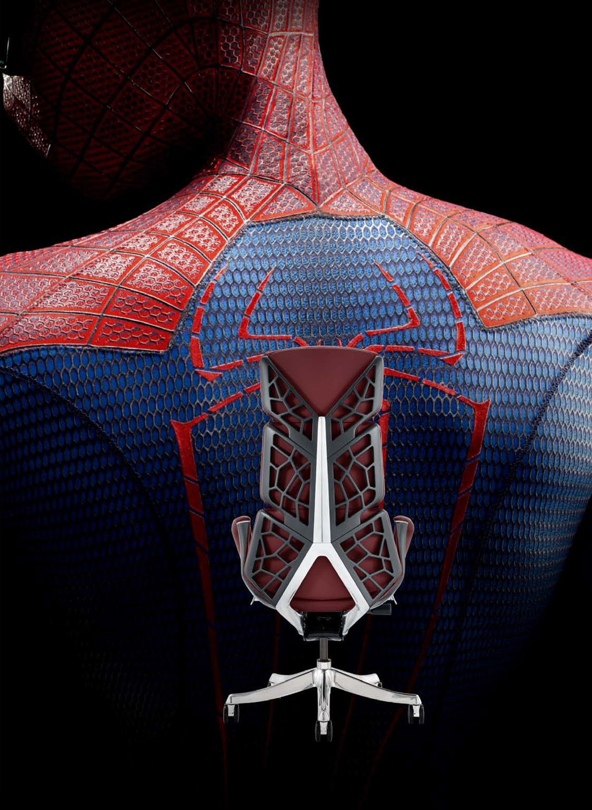 Spider Web Ergonomic Chair – Luxury Boss Office Seat linsstore