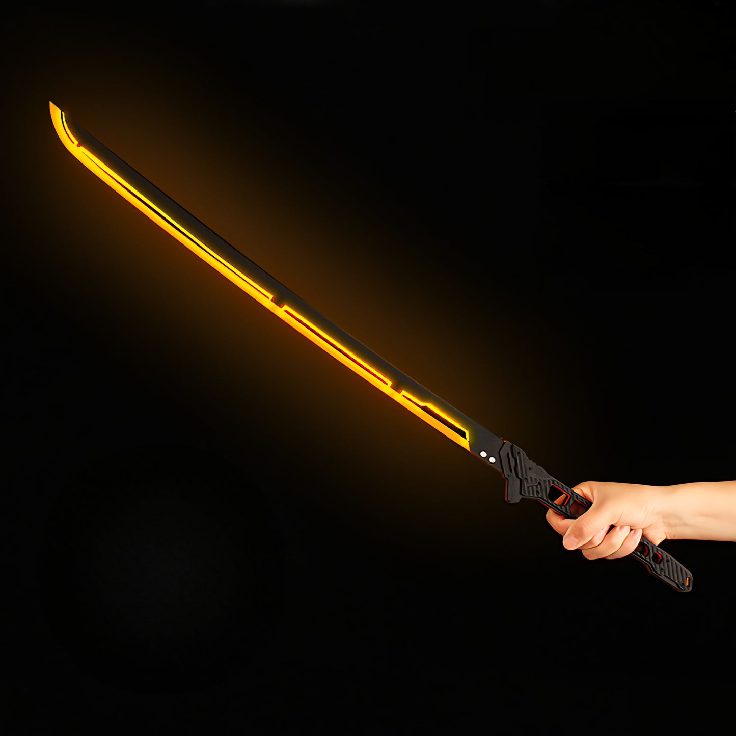 Cyberpunk Energy Katana β LED Rechargeable Samurai Blade Prop Veyra