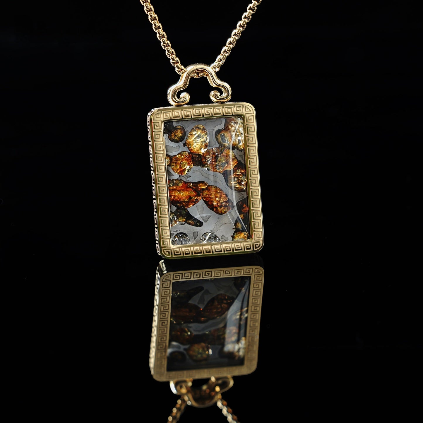 Celestial Relic Necklace – Genuine Sericho Meteorite in Sterling Silver Original Design
