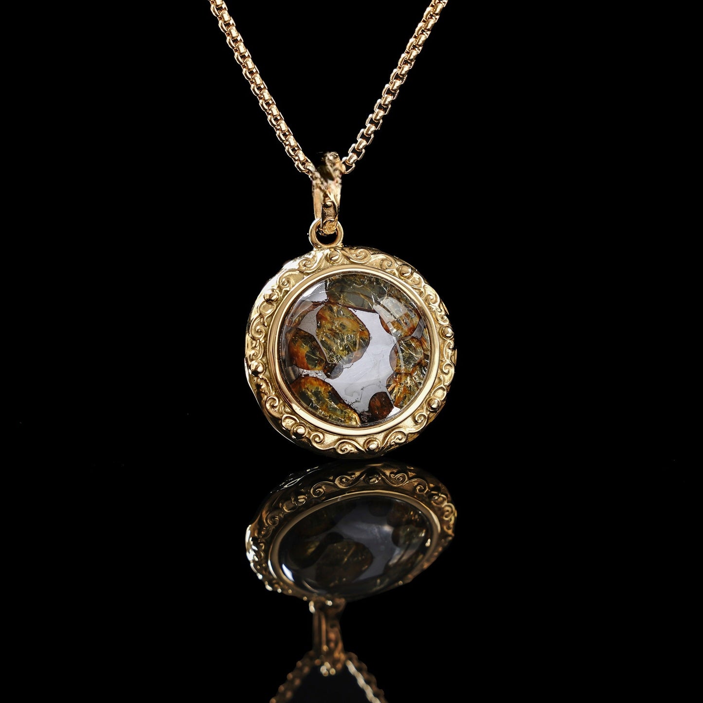 Celestial Relic Necklace – Genuine Sericho Meteorite in Sterling Silver Original Design