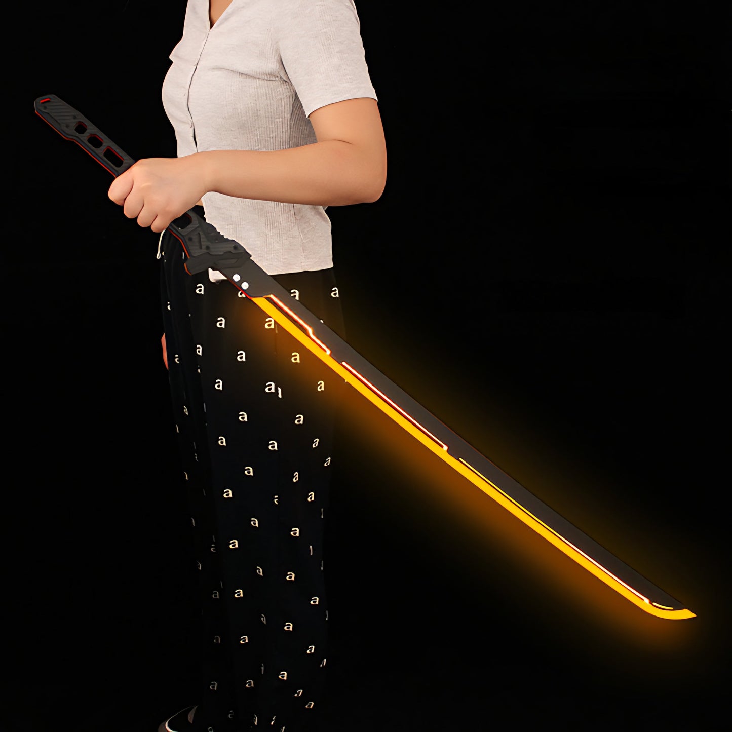Cyberpunk Energy Katana β LED Rechargeable Samurai Blade Prop linsstore