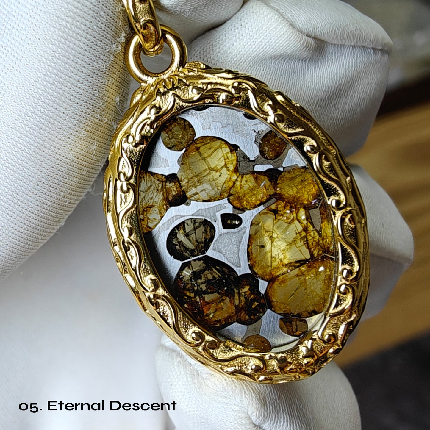 Celestial Relic Necklace – Genuine Sericho Meteorite in Sterling Silver Original Design