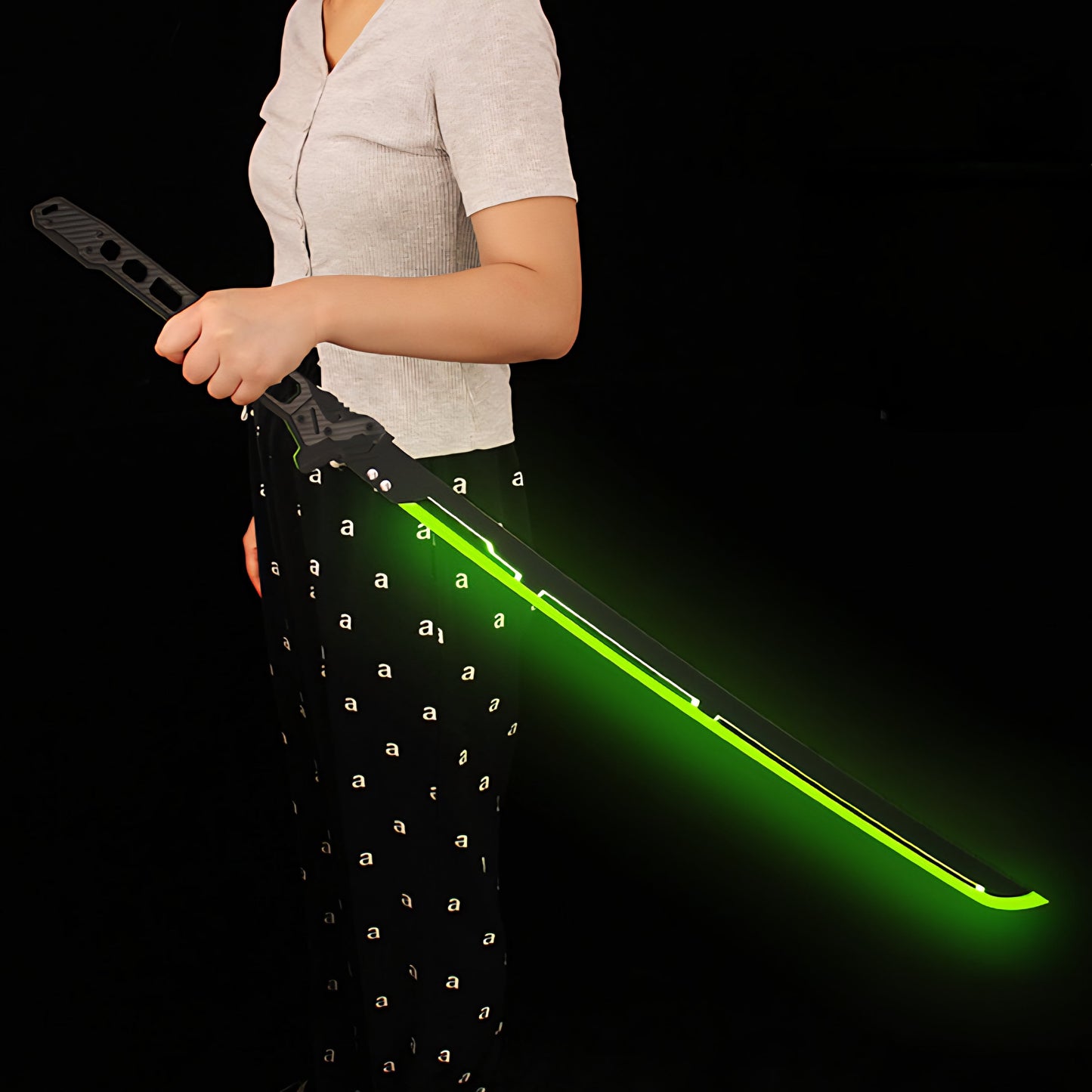 Cyberpunk Energy Katana β LED Rechargeable Samurai Blade Prop linsstore
