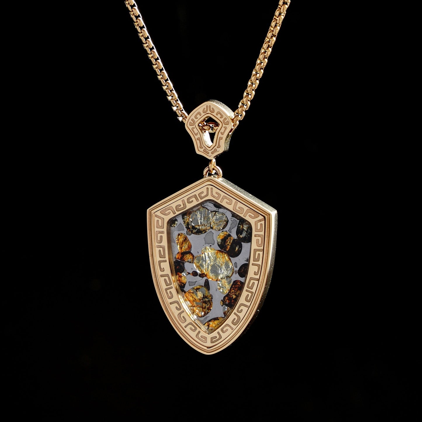 Celestial Relic Necklace – Genuine Sericho Meteorite in Sterling Silver Original Design