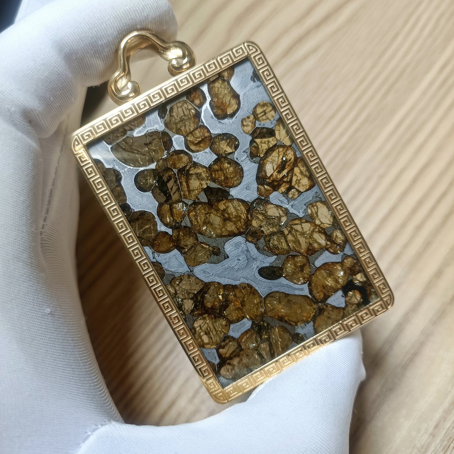 Celestial Relic Necklace – Genuine Sericho Meteorite in Sterling Silver Original Design