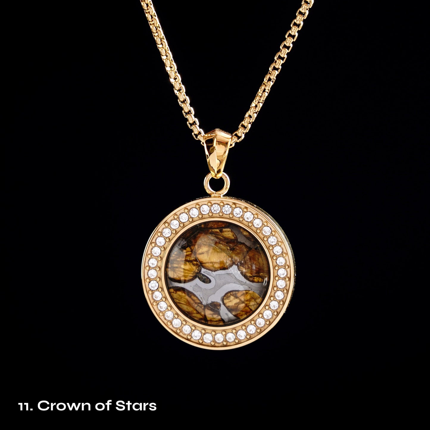Celestial Relic Necklace – Genuine Sericho Meteorite in Sterling Silver Original Design
