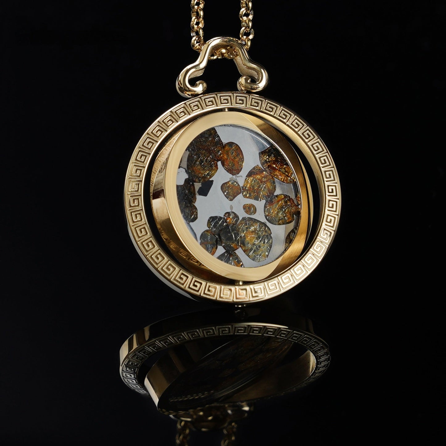 Celestial Relic Necklace – Genuine Sericho Meteorite in Sterling Silver Original Design