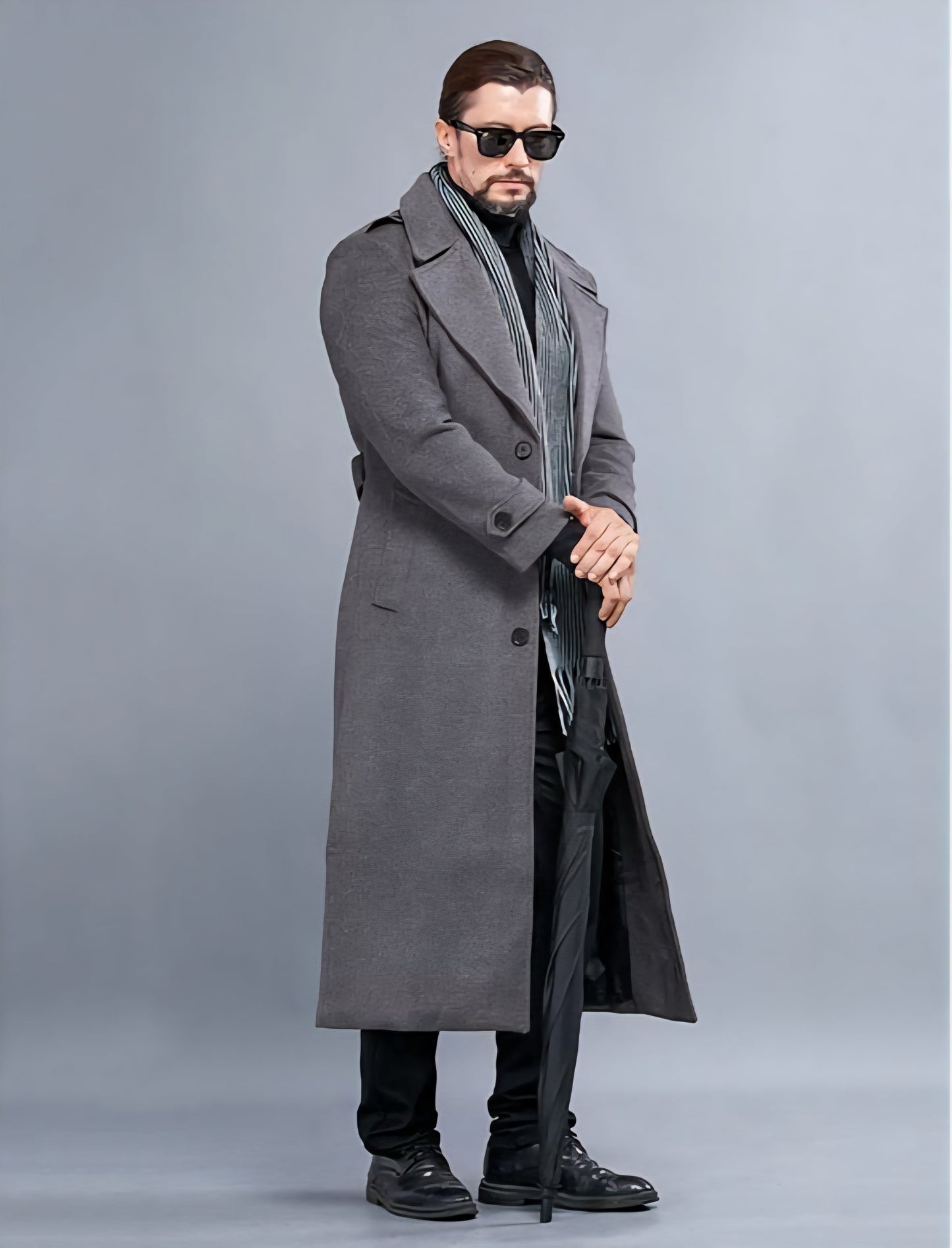 Nordic Wool Long Coat – Classic Winter Edition Veyra