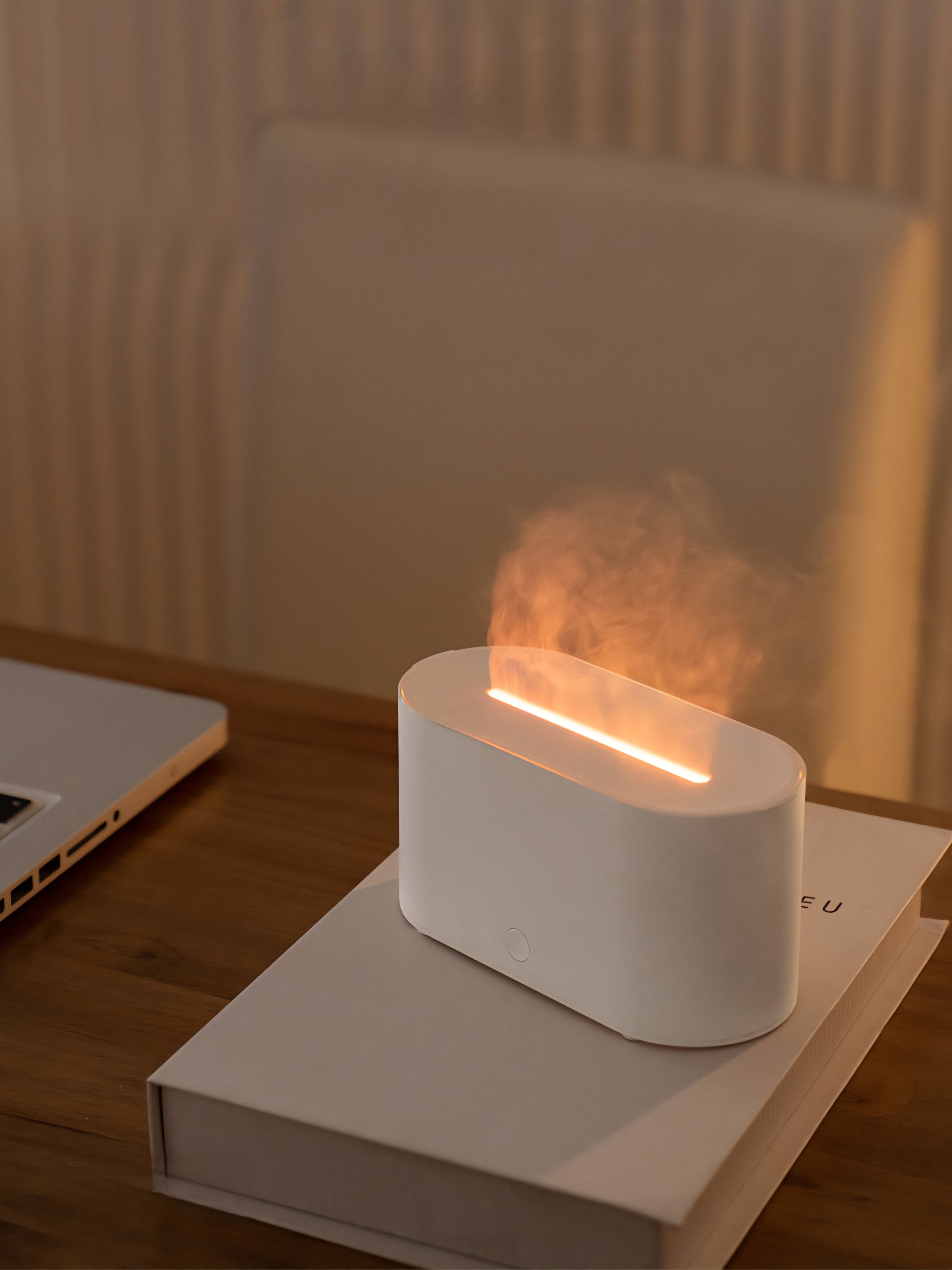 LuminFlame™ – 7-Color Fire Mist Humidifier Veyra