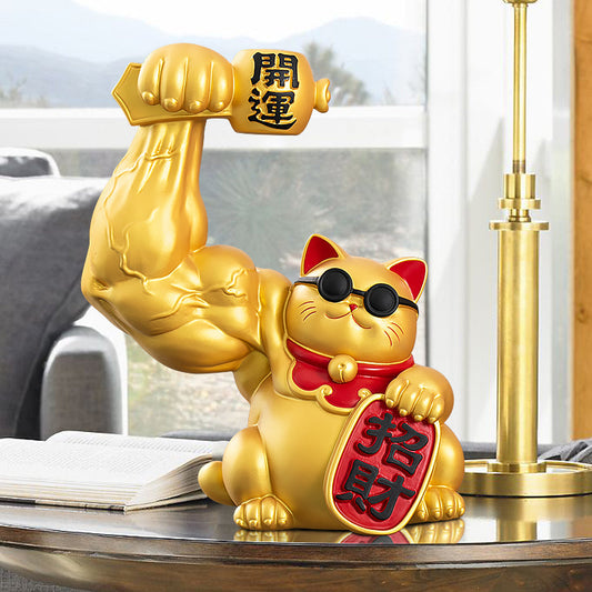 Fortune Power Cat – Muscle Lucky Cat Original Design
