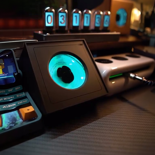 Magneto Rhythm Lamp – Ferrofluid Sound Reactive Desk Light Veyra
