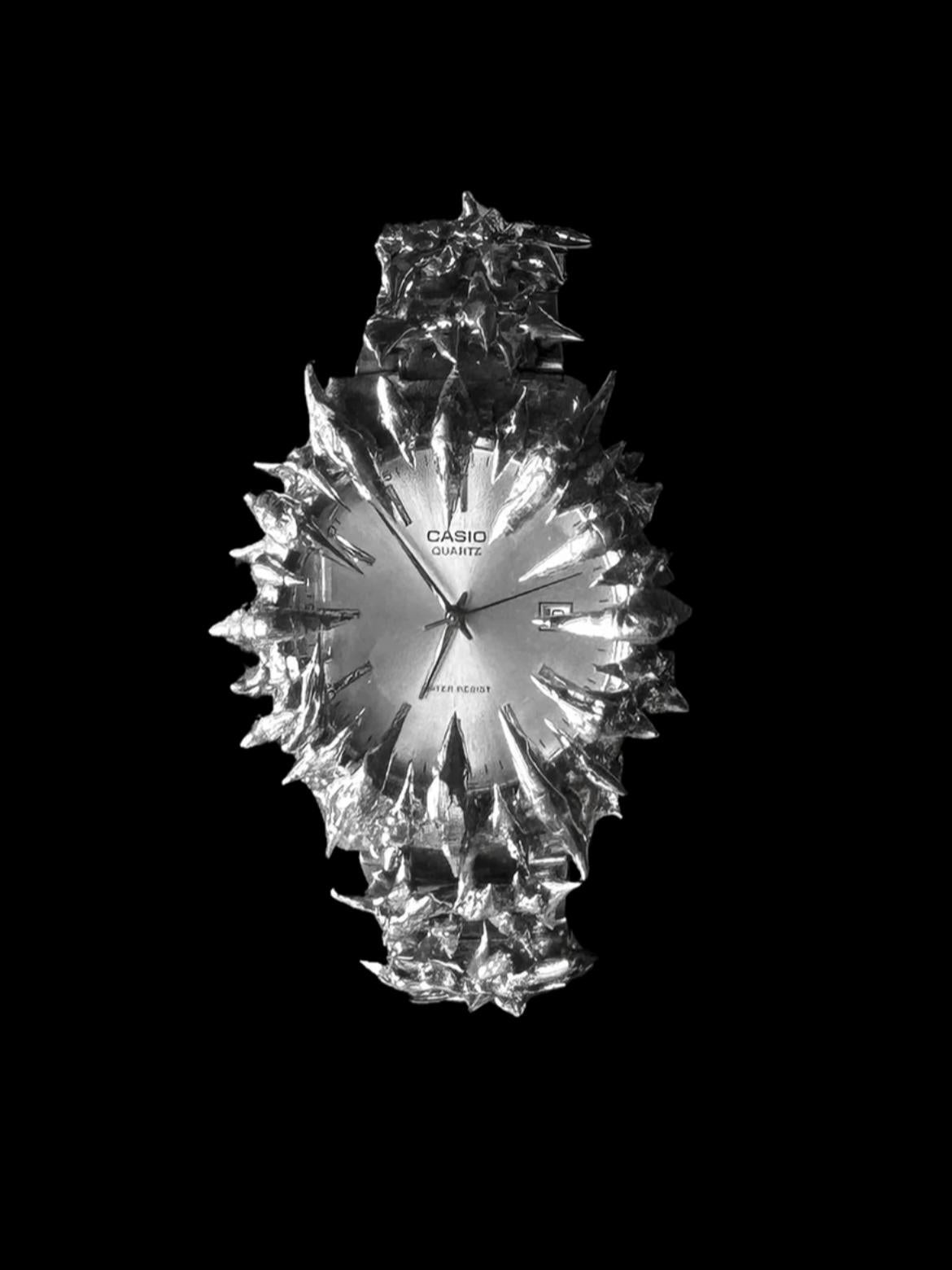 Dragon Fang Spiked Quartz Watch – Handmade Gothic Edition Original Design