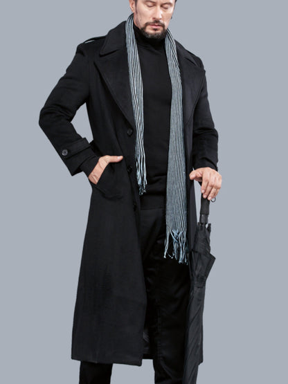 Nordic Wool Long Coat – Classic Winter Edition Veyra