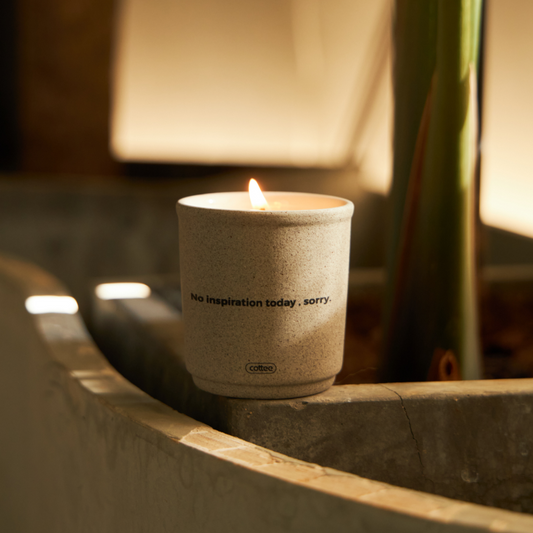Take Away Ceramic Scented Candle – Café-Inspired Gift Edition Veyra