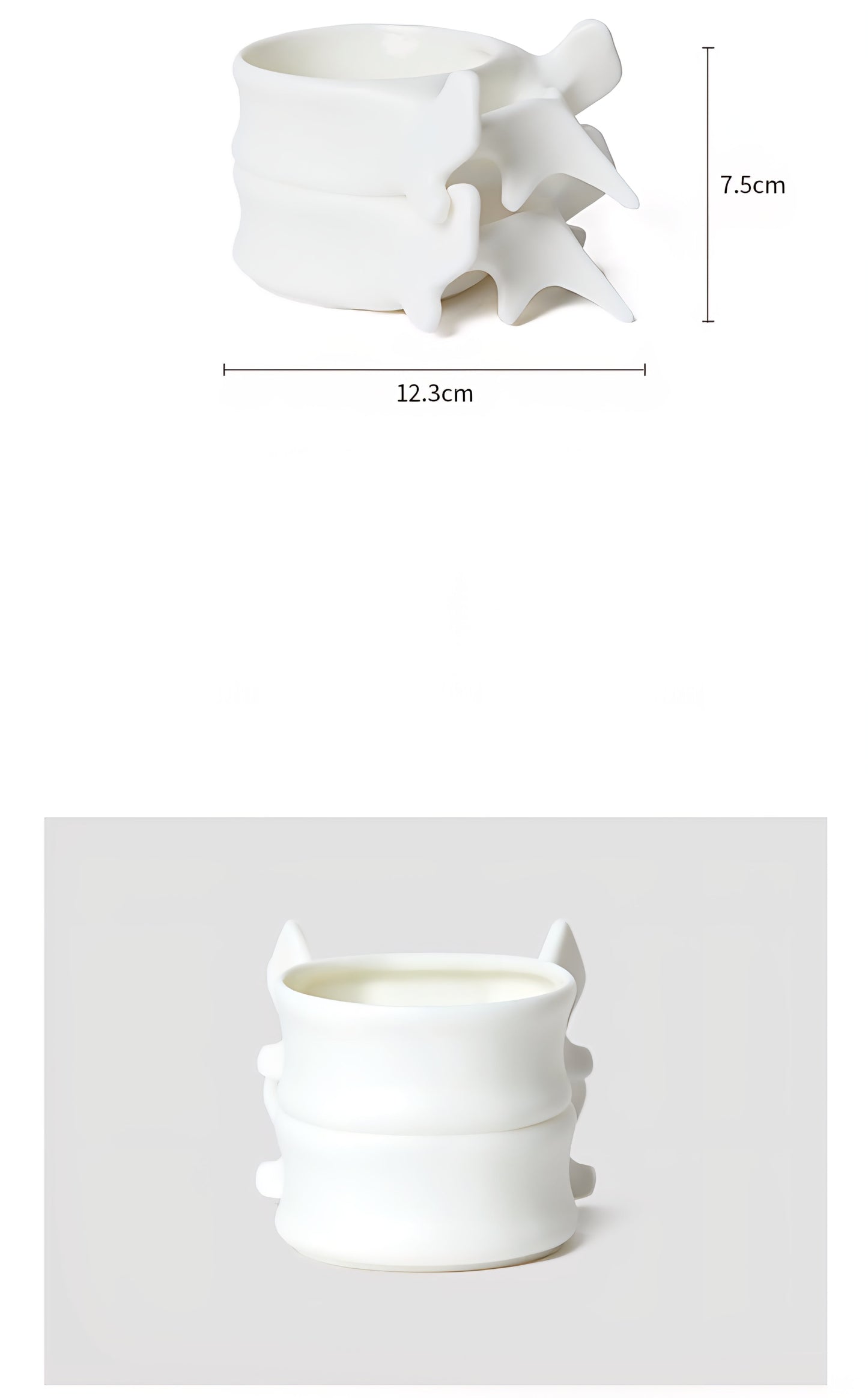 Spine Mug – Ceramic Vertebrae Coffee Cup Original Design