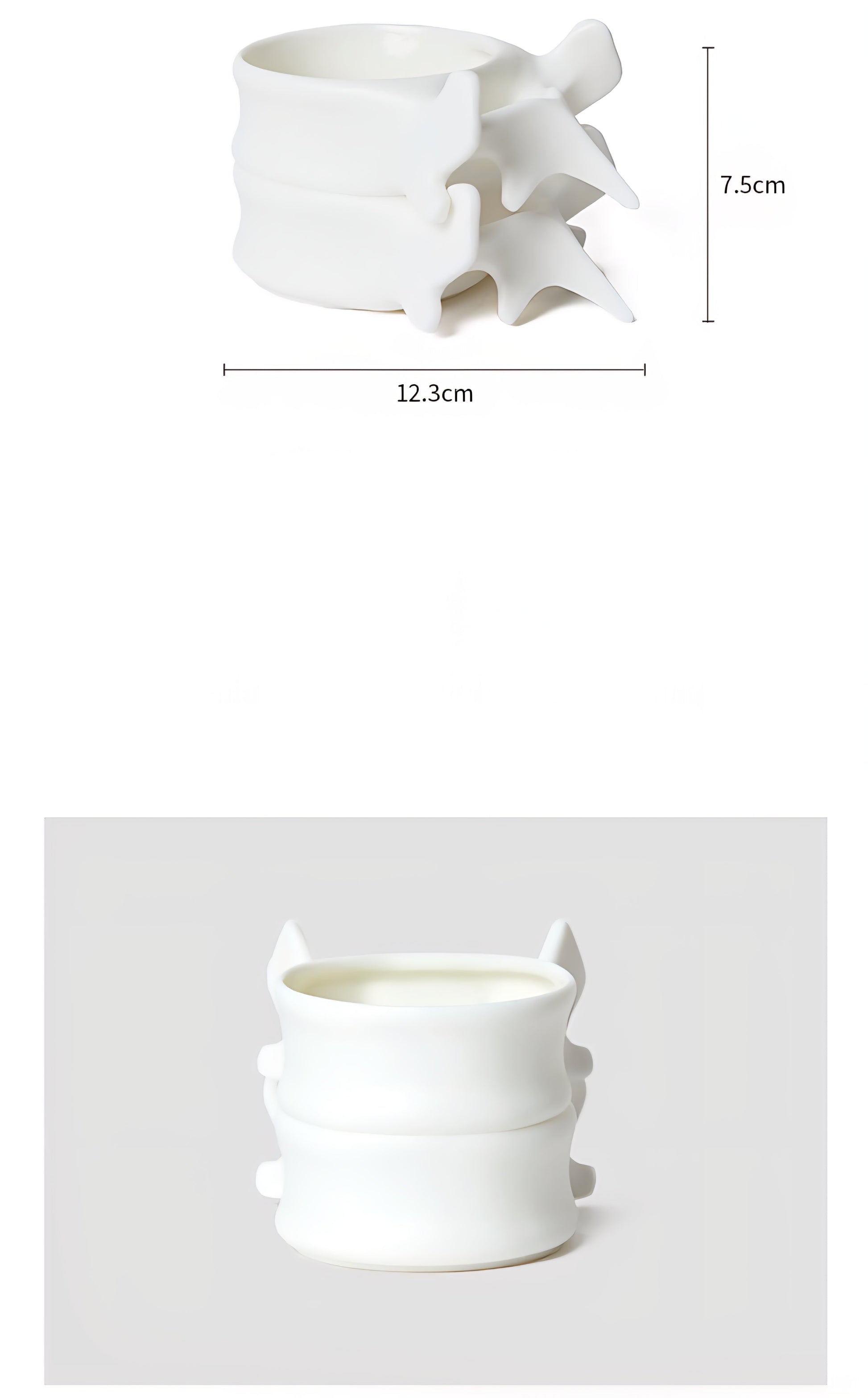 Spine Mug – Ceramic Vertebrae Coffee Cup Original Design