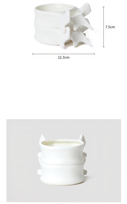 Spine Mug – Ceramic Vertebrae Coffee Cup Original Design