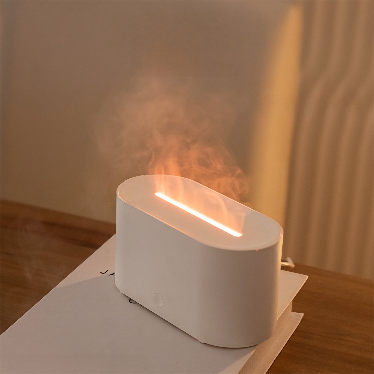 LuminFlame™ – 7-Color Fire Mist Humidifier Veyra