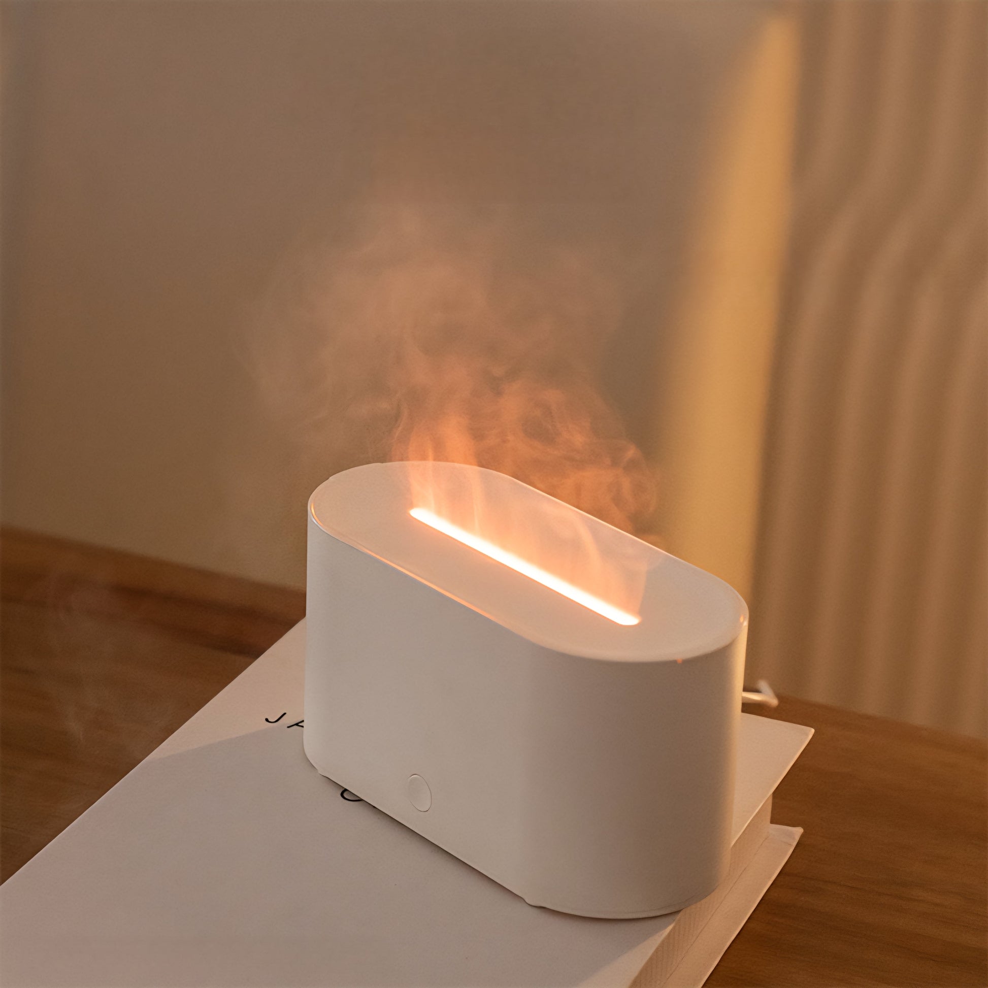 LuminFlame™ – 7-Color Fire Mist Humidifier Veyra
