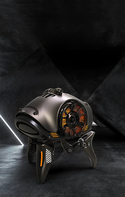 Alien Invasion X — Cyberpunk Bluetooth Subwoofer Speaker Original Design