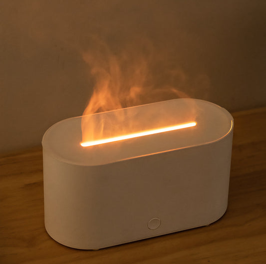 LuminFlame™ – 7-Color Fire Mist Humidifier Veyra