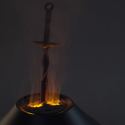 Coiled Sword Bonfire USB Humidifier & Lamp Veyra