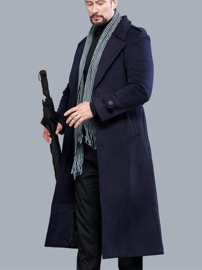 Nordic Wool Long Coat – Classic Winter Edition Veyra