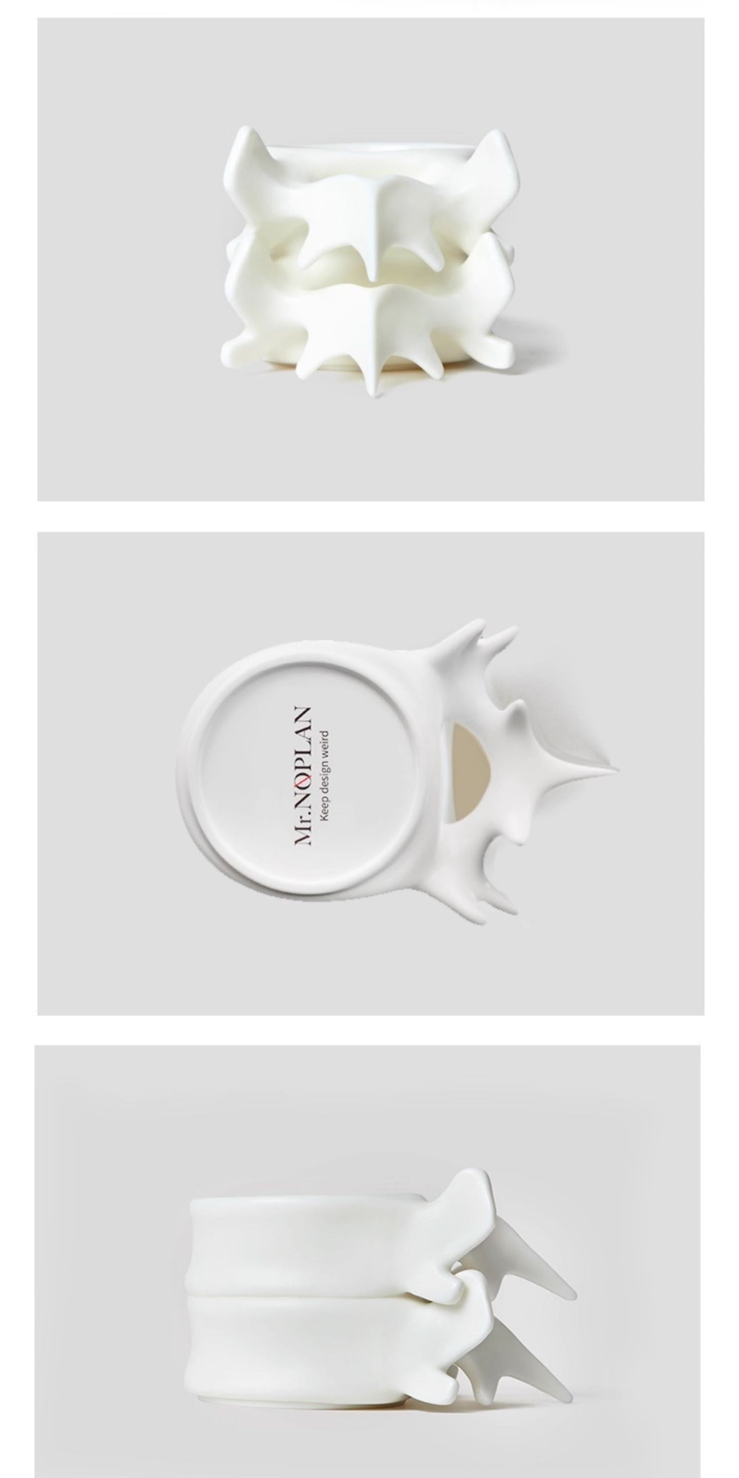 Spine Mug – Ceramic Vertebrae Coffee Cup Original Design