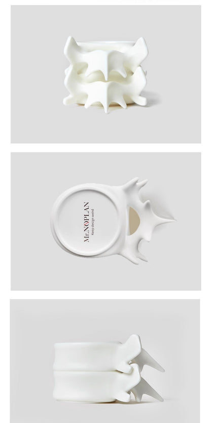 Spine Mug – Ceramic Vertebrae Coffee Cup Original Design