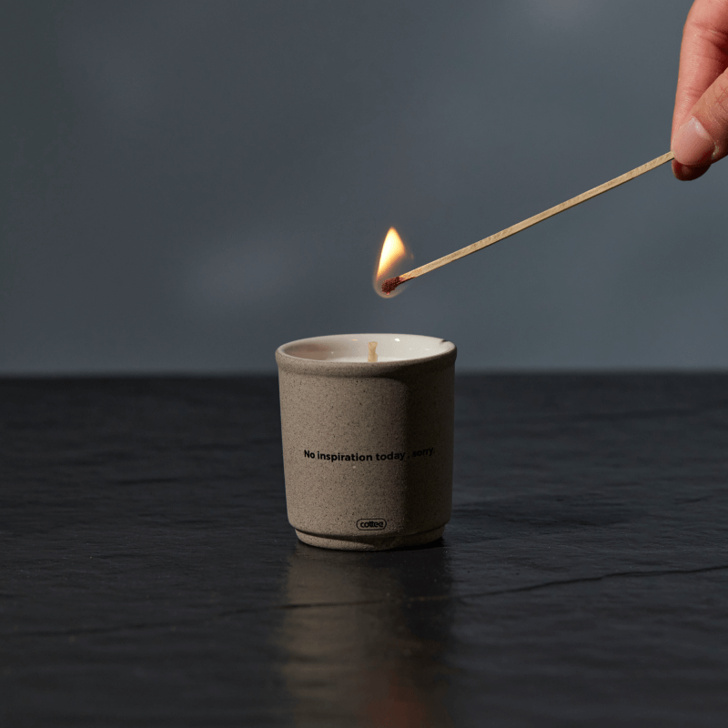 Take Away Ceramic Scented Candle – Café-Inspired Gift Edition Veyra