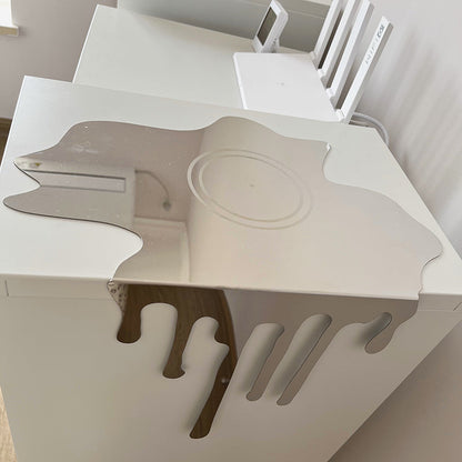Liquid Illusion – Stainless Steel Drip Sculpture Veyra
