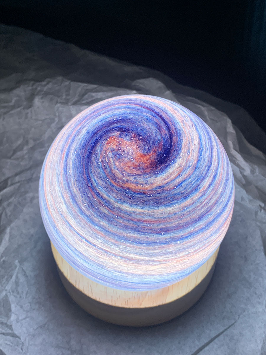 Cosmic Glow Crystal Sphere Lamp – Galaxy-Inspired Night Light Veyra