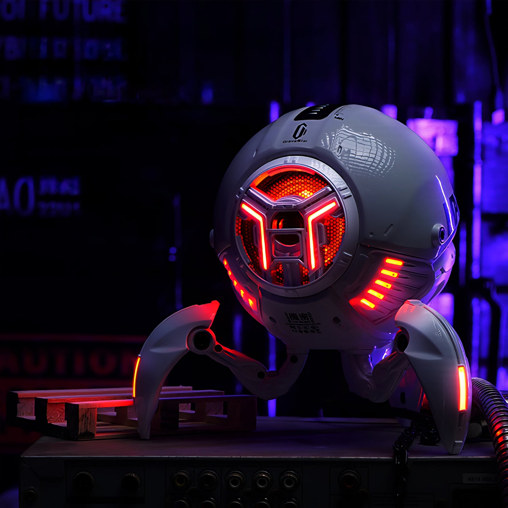 Gravastar G1 Pro – Cyberpunk Mecha Bluetooth Speaker Veyra Imports