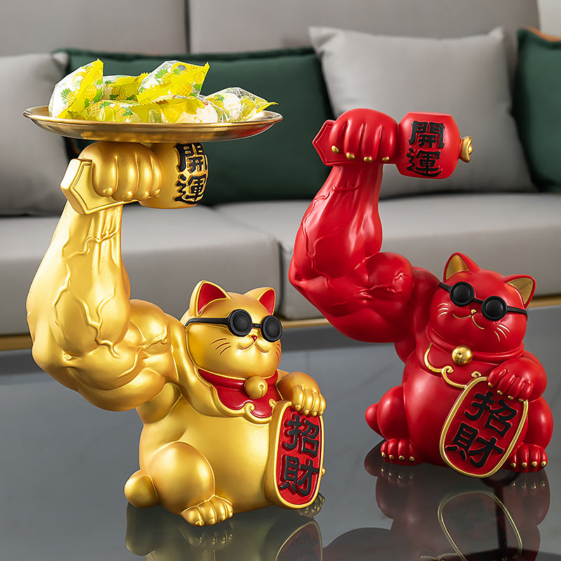 Fortune Power Cat – Muscle Lucky Cat Original Design