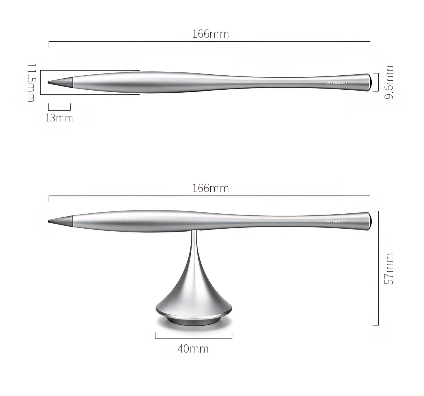 Eternal Inkless Pen – Sleek Metal Writing & Stress-Relief Desk Pen Original Design