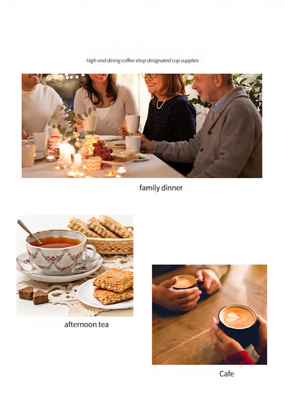 Rustic Horizon – Handmade Ceramic Coffee Cup & Saucer Set Veyra