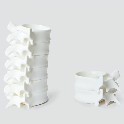 Spine Mug – Ceramic Vertebrae Coffee Cup Original Design