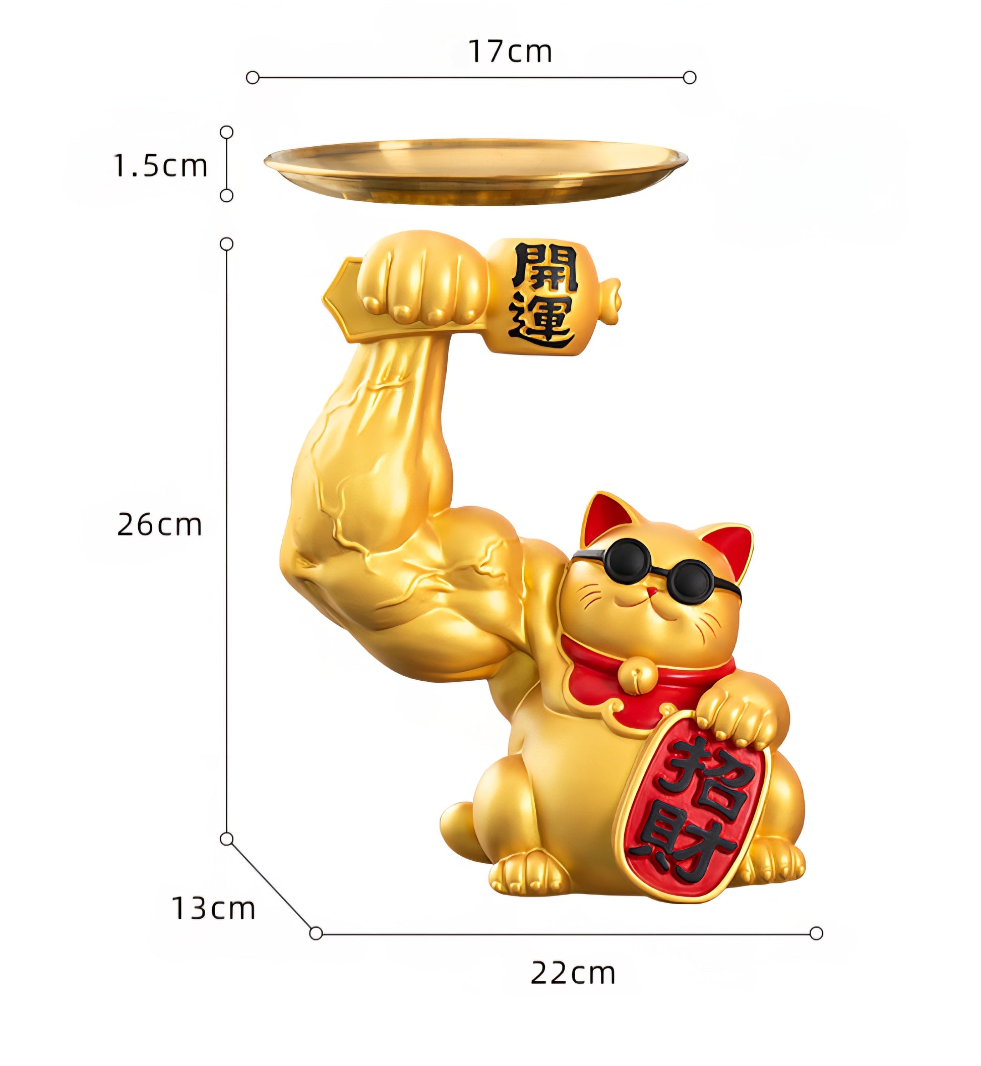 Fortune Power Cat – Muscle Lucky Cat Original Design