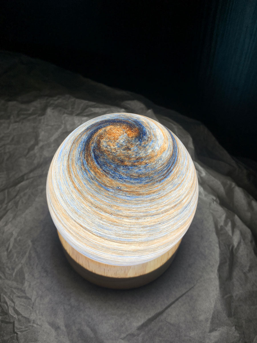Cosmic Glow Crystal Sphere Lamp – Galaxy-Inspired Night Light Veyra
