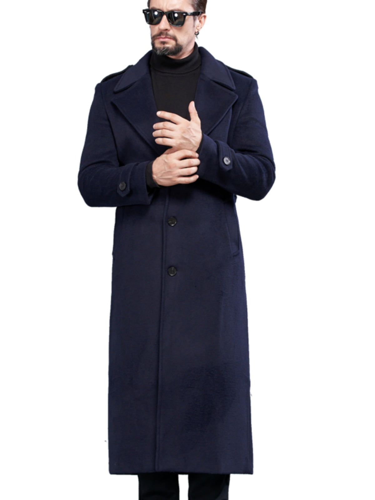 Nordic Wool Long Coat – Classic Winter Edition Veyra