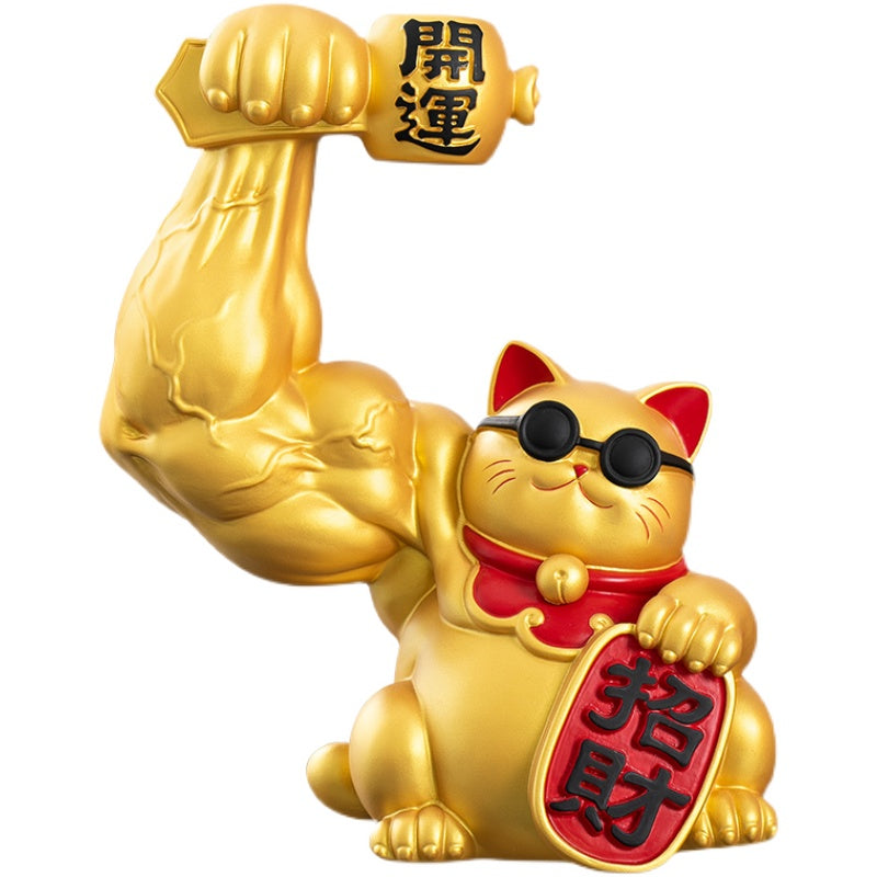Fortune Power Cat – Muscle Lucky Cat Original Design