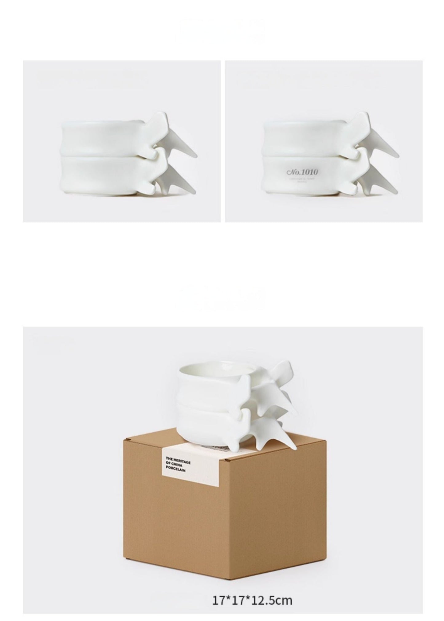 Spine Mug – Ceramic Vertebrae Coffee Cup Original Design