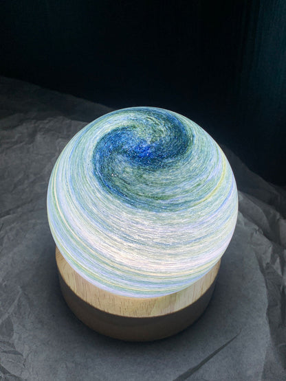 Cosmic Glow Crystal Sphere Lamp – Galaxy-Inspired Night Light Veyra